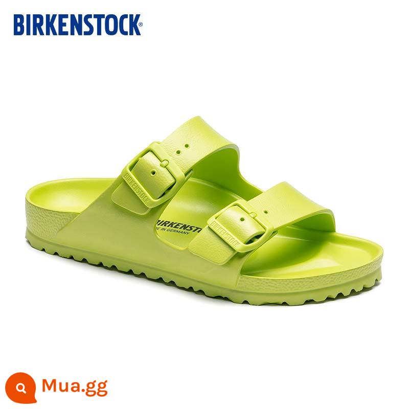 BIRKENSTOCK dép nam nữ giống nhau Dép eva đi giày đi biển dòng Arizona nhập khẩu Đức - Phiên bản hẹp xanh 1017044