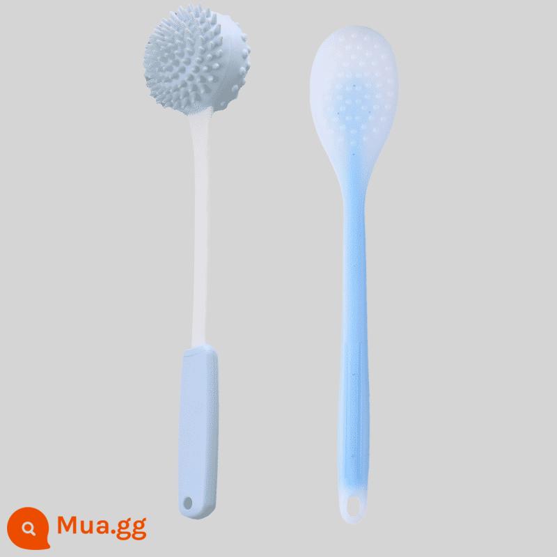 Vồ massage, cột sống cổ, búa đánh kinh lạc vai, gậy đánh silicone, búa, búa đập chân và lưng, thiết bị giữ thể lực và kinh lạc - Vồ massage xanh + kinh lạc xanh 38cm