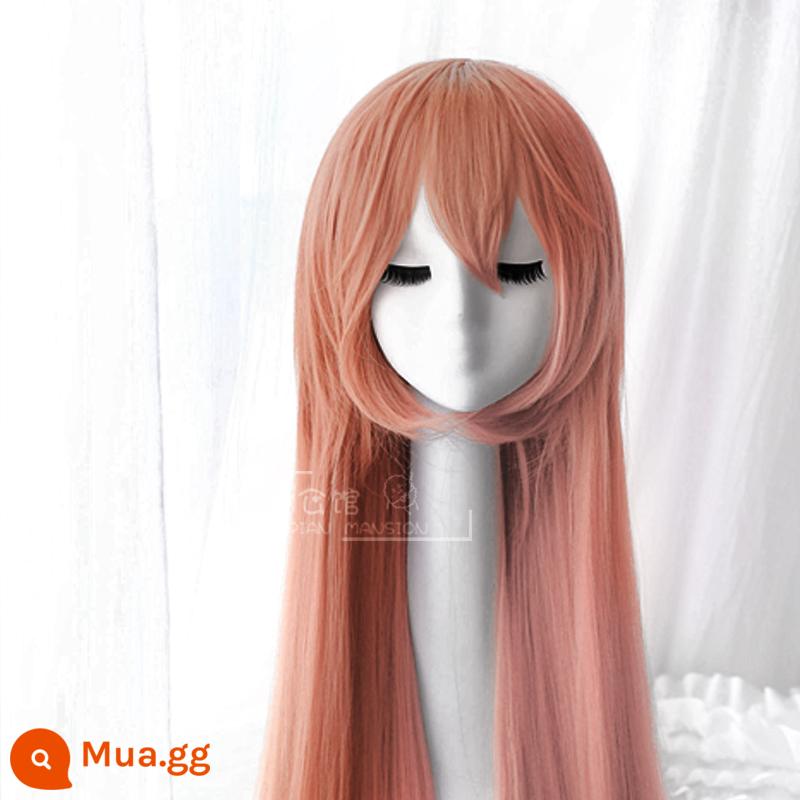 Durian Mansion Universal cos Wig Nữ, Đen và Trắng Nagano Anneea Hands Fake Mao Long Di chuyển anime 1 mét - 7. Phiên bản Dirty Orange Plus 500g