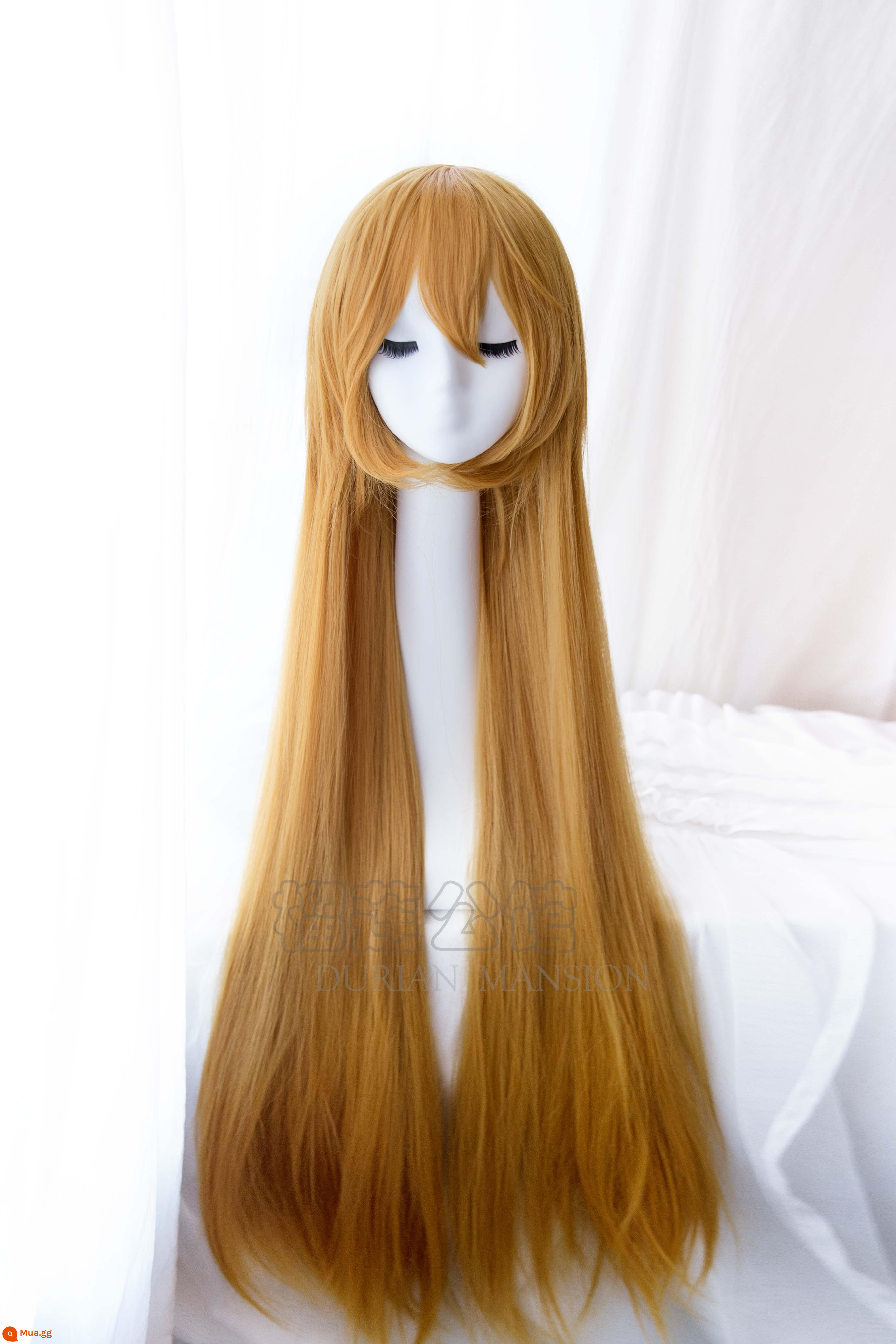 Durian Mansion Universal cos Wig Nữ, Đen và Trắng Nagano Anneea Hands Fake Mao Long Di chuyển anime 1 mét - 6. Bán trước Orange Gold Plus Edition 500g 3.30