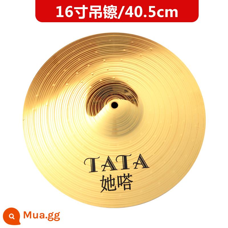 Trống treo 16 inch, cọ xát 20 inch, ding-ding, bước 14 inch, nĩa 12 inch, nhịp điệu - Cô ấy có 16 mảnh duy nhất