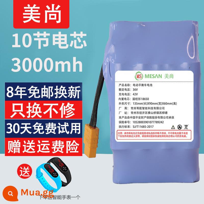 Điện Xe Cân Bằng Pin 36V Đặc Biệt Đa Năng Arlang Song Song Xe Lithium Bộ Pin 42V Lingola Zola 5 - Pin Meishang Power có thời lượng pin 490 phút [thay thế 10 năm một lần]