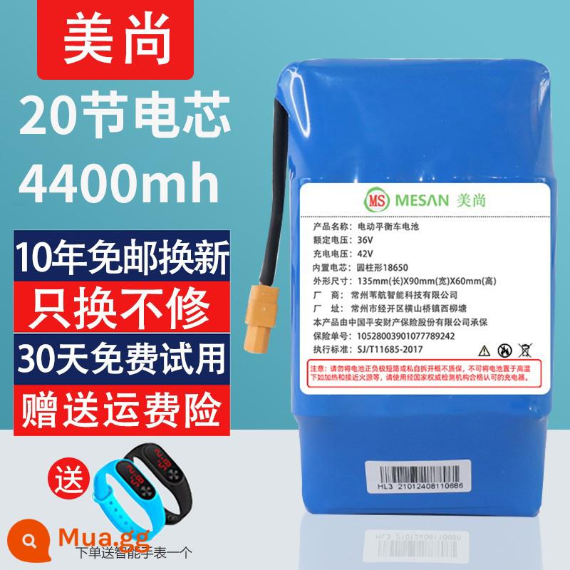 Điện Xe Cân Bằng Pin 36V Đặc Biệt Đa Năng Arlang Song Song Xe Lithium Bộ Pin 42V Lingola Zola 5 - Khuyến nghị √Pin Meishang Power có thời lượng pin là 590 phút [thay thế 10 năm một lần]