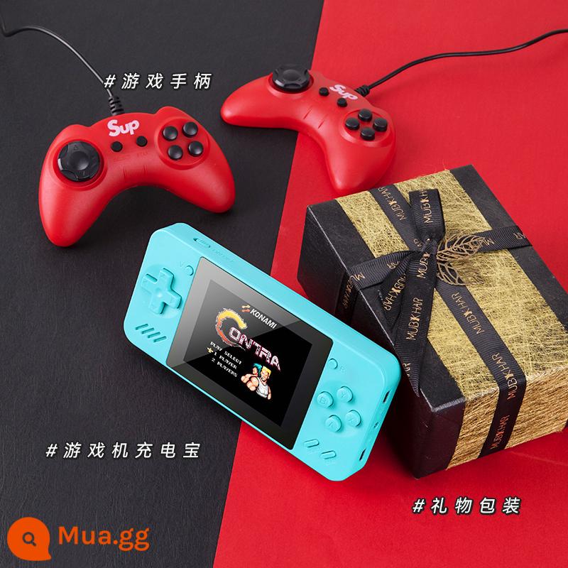 Quà tặng sinh nhật máy chơi game cho nam gửi tặng bạn trai ý nghĩa kỷ niệm 1 năm yêu chồng đốn tim ngày lễ tình nhân - Gói nâng cấp + Cáp AV 5m (Skyline Blue)