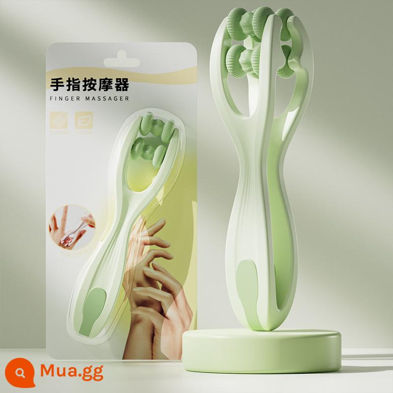 Ngón Tay Máy Mát Xa Tay Khớp Con Lăn Massage Tay Silicone Nhào Mỏng Chuột Truyện Tranh Tay Đa Năng Kẹp Tay - Màu xanh lá cây [bao bì bìa cứng]