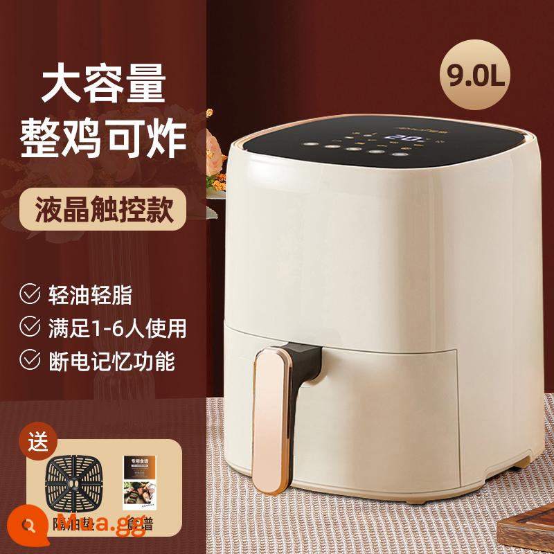 Nồi chiên không khí Amoi 7/9L home new visual đa chức năng công suất lớn tích hợp máy chiên khoai tây chiên không dầu - [Điều khiển cảm ứng LCD] Dung tích lớn 9L + chảo chống dính