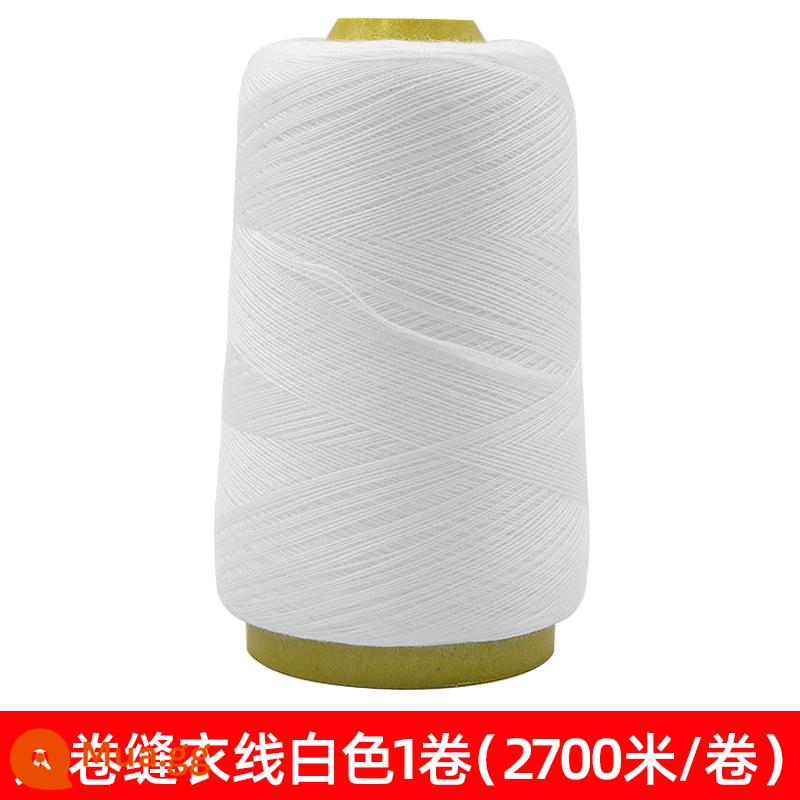 Hộ gia đình polyester fiber thread đường may thủ công đường chỉ may đường chỉ đen đường chỉ trắng bộ kim chỉ cuộn nhỏ đường chỉ may 402 đường chỉ may tay màu đỏ - 1 cuộn chỉ trắng khổ lớn (2700m/cuộn) - Mua 2 cuộn tặng bộ kim chỉ