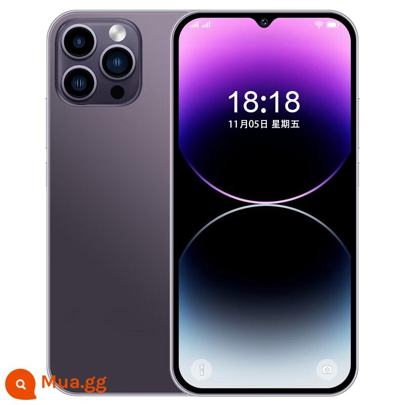 2023 Hàng mới 2000 Mười Doanh số Chính hãng Điện thoại thông minh chơi game Octa-Core 256G chơi game Android 5G Full Netcom Giá sinh viên 1.000 Yuan Điện thoại dự phòng màn hình lớn 100 Yuan Three Điện thoại thông minh chống lão hóa - đêm tím