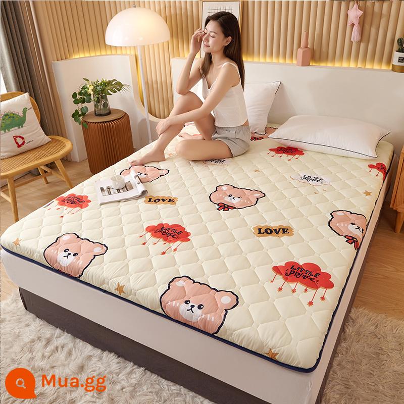 Gối đồng hành nệm phần mỏng tatami đệm xốp đơn đôi đệm ký túc xá đệm futon hộ gia đình đệm ngủ 1.8m - chú gấu hạnh phúc