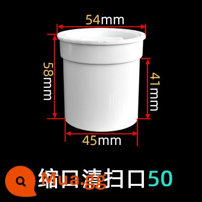 PVC bên trong và bên ngoài khuỷu tay trực tiếp tee ống thoát nước chung xuống bó ống nước miệng phích cắm thẳng 110 phích cắm khối 50 phụ kiện 75 - cổng làm sạch miệng bó 50