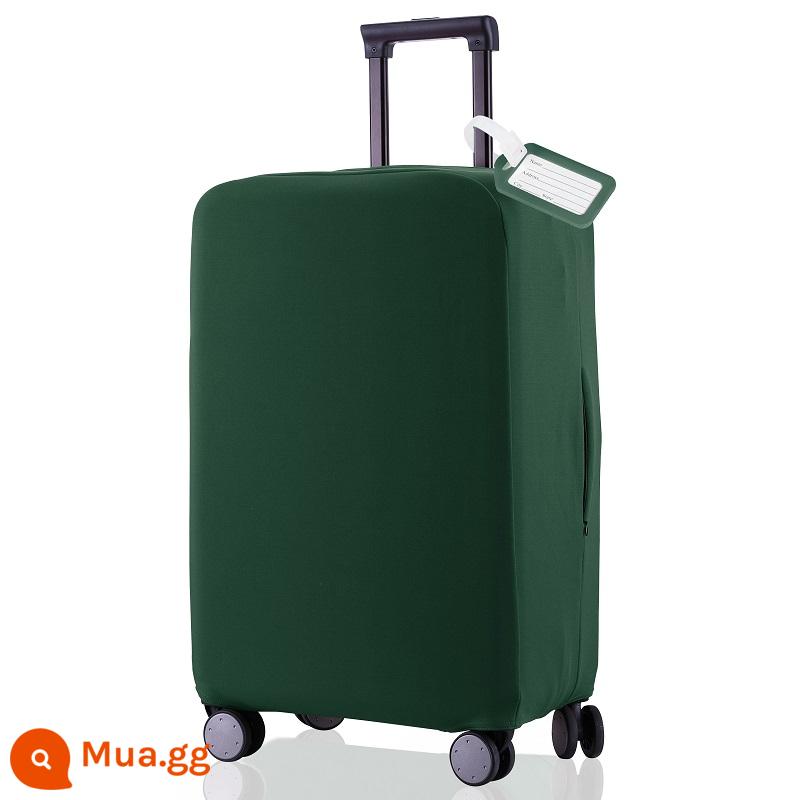 Vali Bảo Vệ Xe Đẩy Ốp Lưng Bụi Xe Đẩy Vali Dày Chống Nước Bao Vải Co Giãn Bao 20-Inch Hành Lý - Vỏ màu xanh Niuguo-Kích thước SX (21-22 inch)