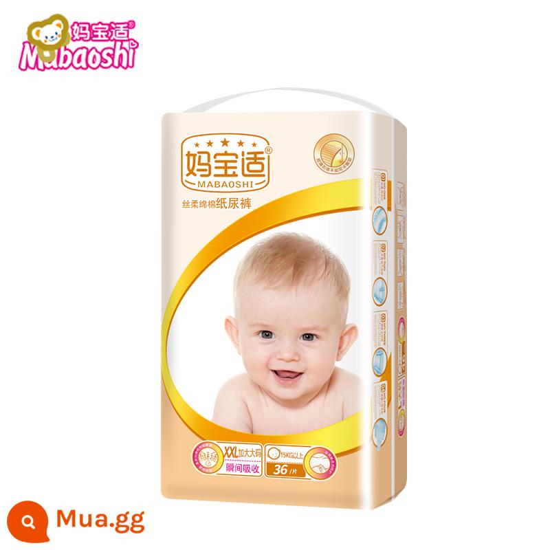 Tã em bé loại nhẹ và trong suốt tã quần siêu mỏng thoáng khí cho bé size L - Tã giấy lụa 2XL size 2 gói