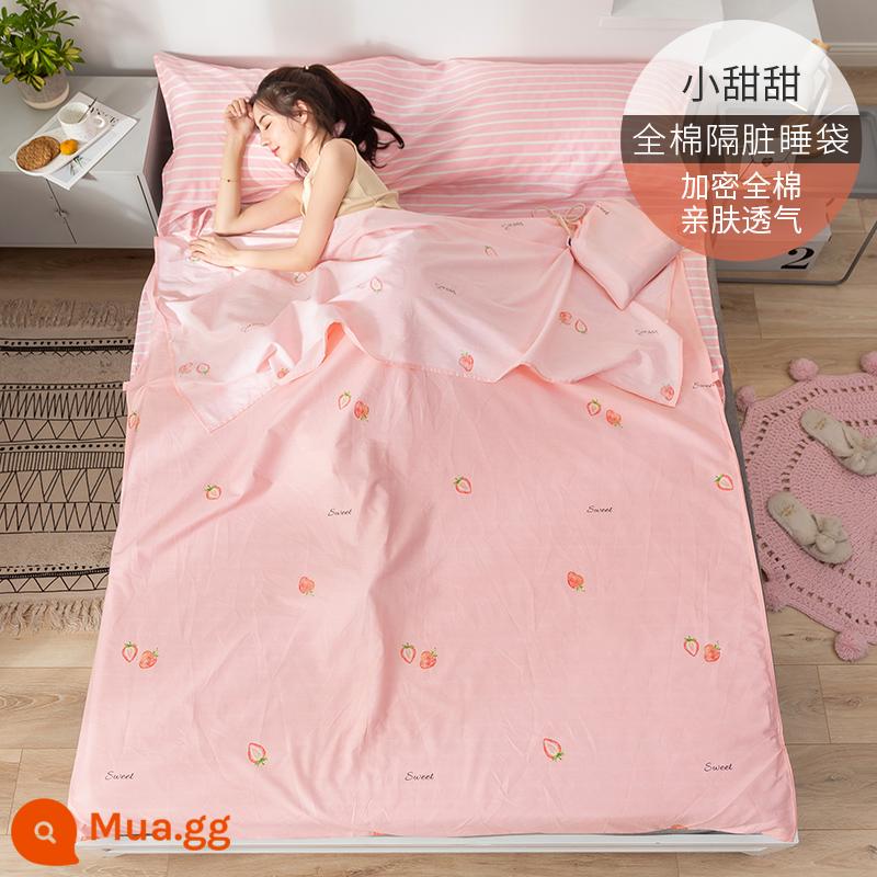 Cotton Khách Sạn Túi Ngủ Bẩn Người Lớn Di Động Tấm Du Lịch Đơn Và Đôi Vỏ Chăn Cotton Nguyên Chất Du Lịch Khách Sạn Hiện Vật - Tro