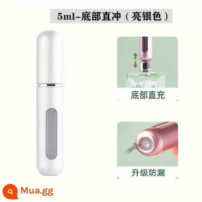 5Ml Nước Hoa Đáy Làm Đầy Cao Cấp Di Động Báo Chí Xịt Nhỏ Bình Xịt Bình Rỗng Gói Dùng Thử Hộp Đựng - [Gói 1] Diamond Silver 5ml - Thẳng từ dưới lên [Dễ bấm]