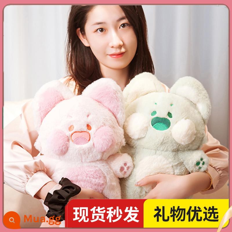 Dudu Meow Chính Hãng Chính Hãng Esther Factory Doll Sang Trọng Đồ Chơi Internet Người Nổi Tiếng Món Quà Sinh Nhật Búp Bê Lớn Búp Bê Mèo - [46cm❤Chất lượng hàng đầu] Matcha + Bưởi (Hai quả nhỏ mang về)