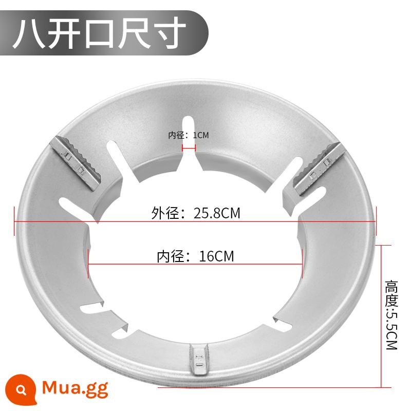 Bếp gas lửa thu thập tiết kiệm năng lượng kính chắn gió hộ gia đình bếp gas hóa lỏng kính chắn gió dày khung phụ phụ kiện chống trượt - rượu vang