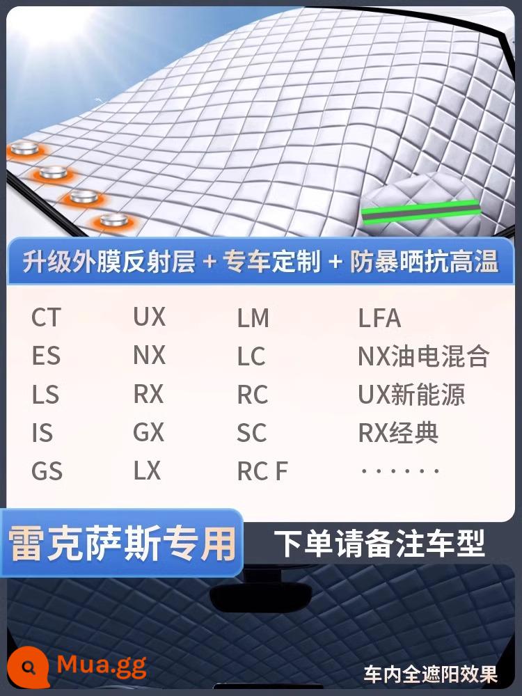 Lưới che nắng ô tô chống nắng cách nhiệt chống muỗi lưới cửa sổ ô tô dán cửa sổ chống muỗi rèm ô tô chống côn trùng ô tô riêng tư lưới chống muỗi - Mẫu hút từ tính được nâng cấp với kích thước tùy chỉnh [dành riêng cho Lexus] nắp ba cửa sổ cực dày 丨cách nhiệt kép