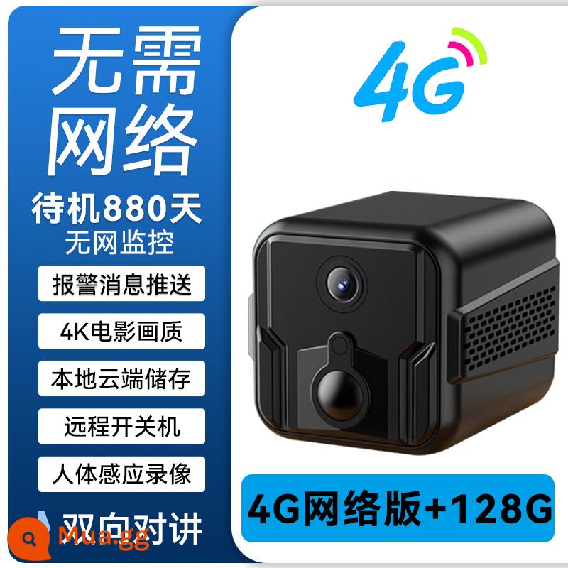 Máy ghi hình thực thi pháp luật bút ghi hình camera thể thao độ nét cao với video DV tích hợp camera từ xa màn hình điện thoại di động - Lưu lượng không dây Phiên bản 4G + không có nguồn hoặc mạng để xem + ghi cảm biến cơ thể người + giám sát từ xa + thời gian chờ siêu dài 880 ngày [128G]