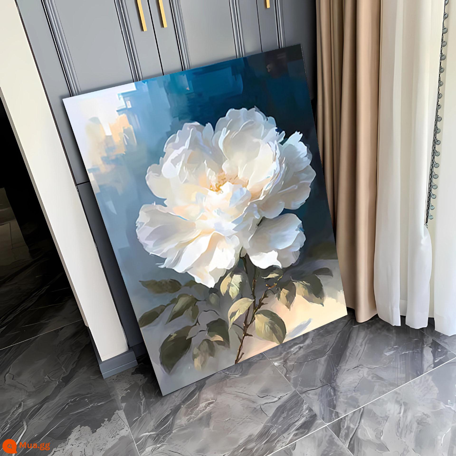 Làm bằng tay tự làm sơn dầu kỹ thuật số tulip acrylic sơn làm đầy màu sơn dầu kết cấu bức tranh vẽ tay món quà sinh nhật - A532 Hoa trà cổ điển