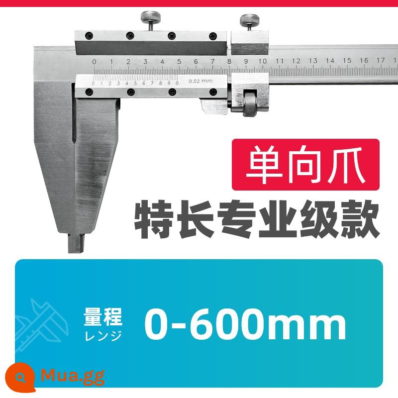 Thước cặp Vernier Caliper thép không gỉ độ chính xác cao dầu cấp công nghiệp tiêu chuẩn đường kính trong độ sâu hộ gia đình nhỏ 150 200 300mm - [Cấp chuyên nghiệp] 0-600mm