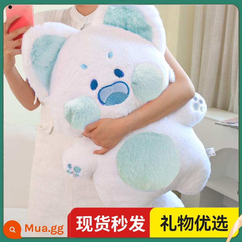 Dudu Meow Chính Hãng Chính Hãng Esther Factory Doll Sang Trọng Đồ Chơi Internet Người Nổi Tiếng Món Quà Sinh Nhật Búp Bê Lớn Búp Bê Mèo - [90cm❤ Khuyến nghị quà tặng] Xanh trắng-Dudu Meow