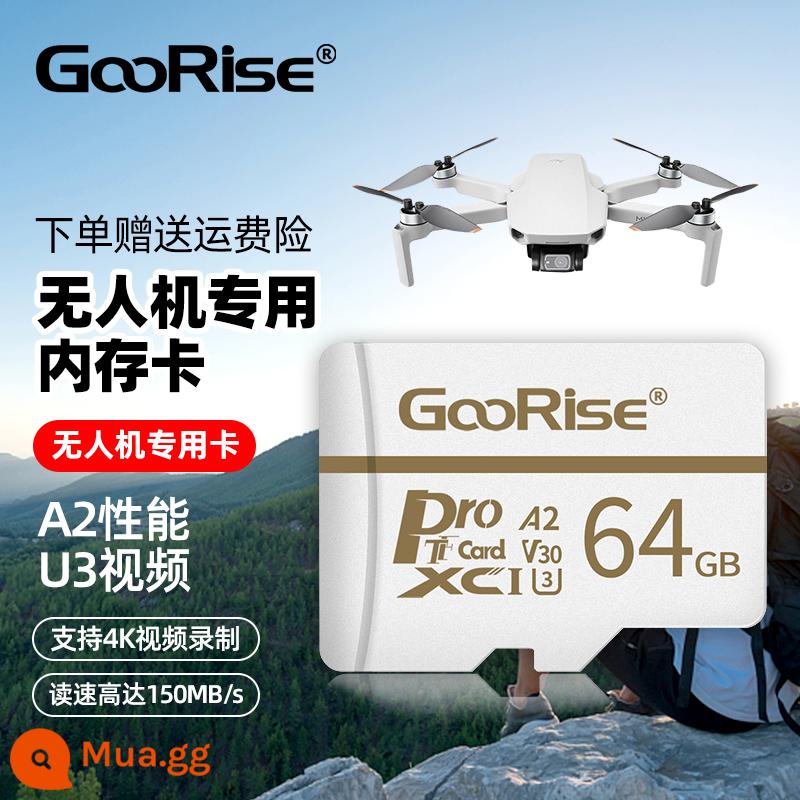 Thẻ nhớ đặc biệt dành cho máy bay không người lái DJI 128g Thẻ nhớ U3 tốc độ cao mini2/Mavic 3pro HD 4k game - [64G] Thẻ nhớ tốc độ cao cho drone