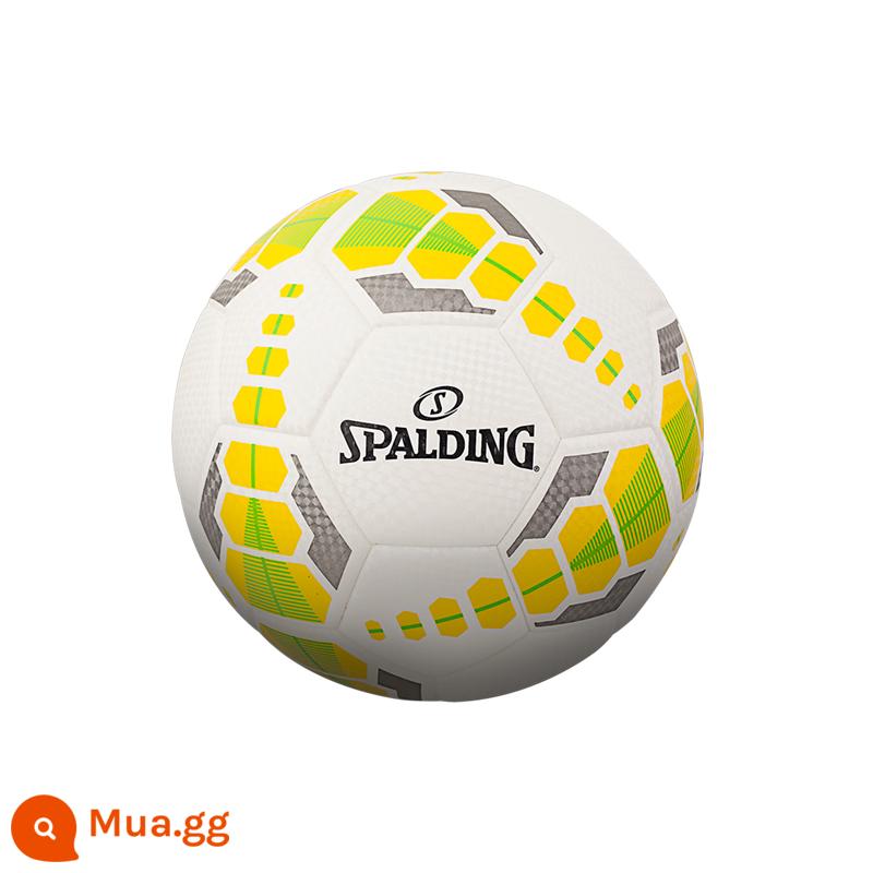 Spalding Cửa hàng hàng đầu chính thức của SPALDING Dòng SPARKLE bóng đá PU số 5 liên kết nhiệt liền mạch - 64-972Y (vàng/xanh)