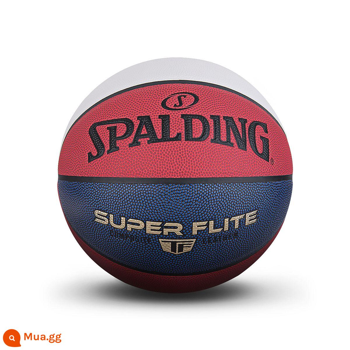 Spalding TF series màu đỏ, trắng và xanh phù hợp với số 7 bóng rổ PU trong nhà và ngoài trời dành cho học sinh dành cho người lớn - 76-928Y[Bóng rổ PU]