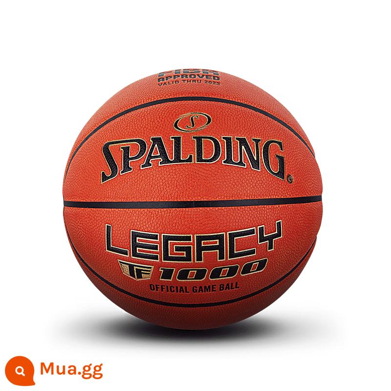 Spalding Official Flagship Store TF-1000 Series huyền thoại Bóng rổ trong nhà sợi nhỏ được chứng nhận FIBA cấp phù hợp - 76-963Y