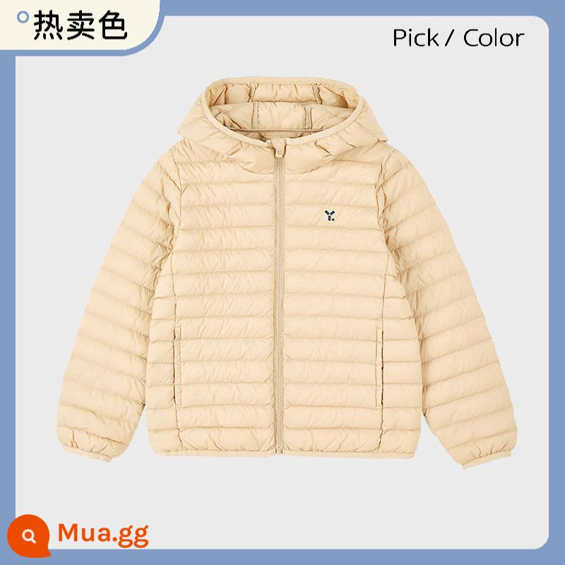 [Đồng giá gấp đôi 11] Youlan Warmth King Red-billed Goose Áo khoác mỏng nhẹ mùa đông 23 Trẻ em phong cách mới mùa đông ① Nhẹ nhàng và ấm áp - [Tốc độ phối màu bán chạy] Kaki ấm áp