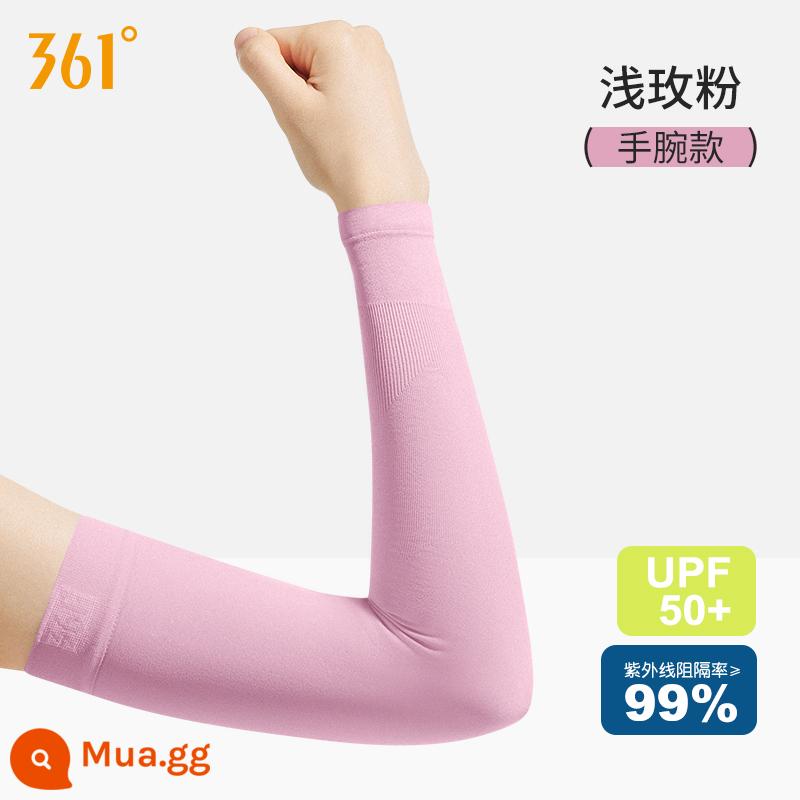 Băng 361 Tay Áo Chống Nắng Nam Tay Mùa Hè Ngoài Trời Đi Xe Đạp Chống Tia UV Câu Cá Armguard Găng Tay Che Nắng Nữ - (Phiên bản giới hạn, tiết kiệm 2 nhân dân tệ) Đôi màu hồng - kiểu cổ tay