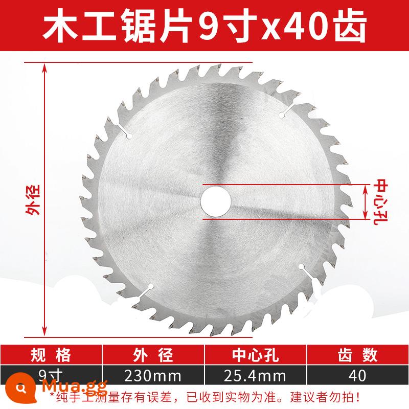 Mới Lưỡi Cưa Máy Mài Góc Lưỡi Cắt Hợp Kim Máy Cắt 5 Inch Máy Mài 4 Inch Gỗ Đặc Biệt Máy Mài Góc - [Cấp độ trang trí]9X40T