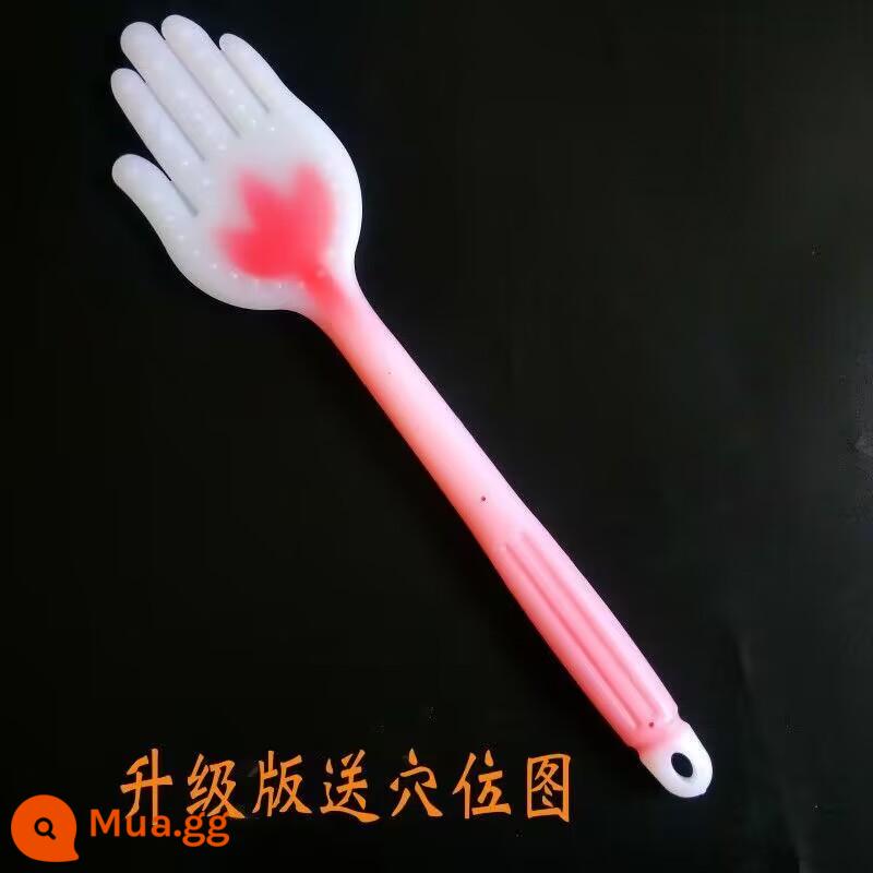 Ván silicone kinh tuyến, gậy massage, ván sha, búa, gậy tát lưng, sức khỏe lưng, ván cát, lòng bàn tay - Bột cọ kéo dài khoảng 40cm