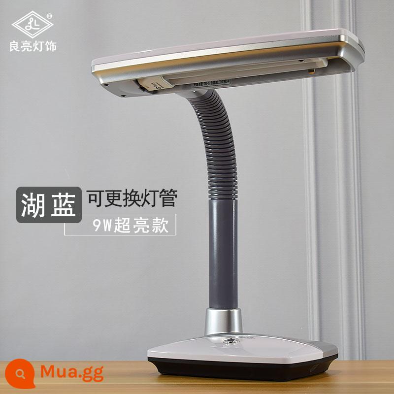 Liangliang Đèn LED Ống Đèn Bàn Ánh Sáng Trắng Siêu Sáng Hội Thảo Bàn Làm Việc Phát Hiện Đèn Bàn Cổ Cắm Đèn Có Thể Thay Thế - Trắng