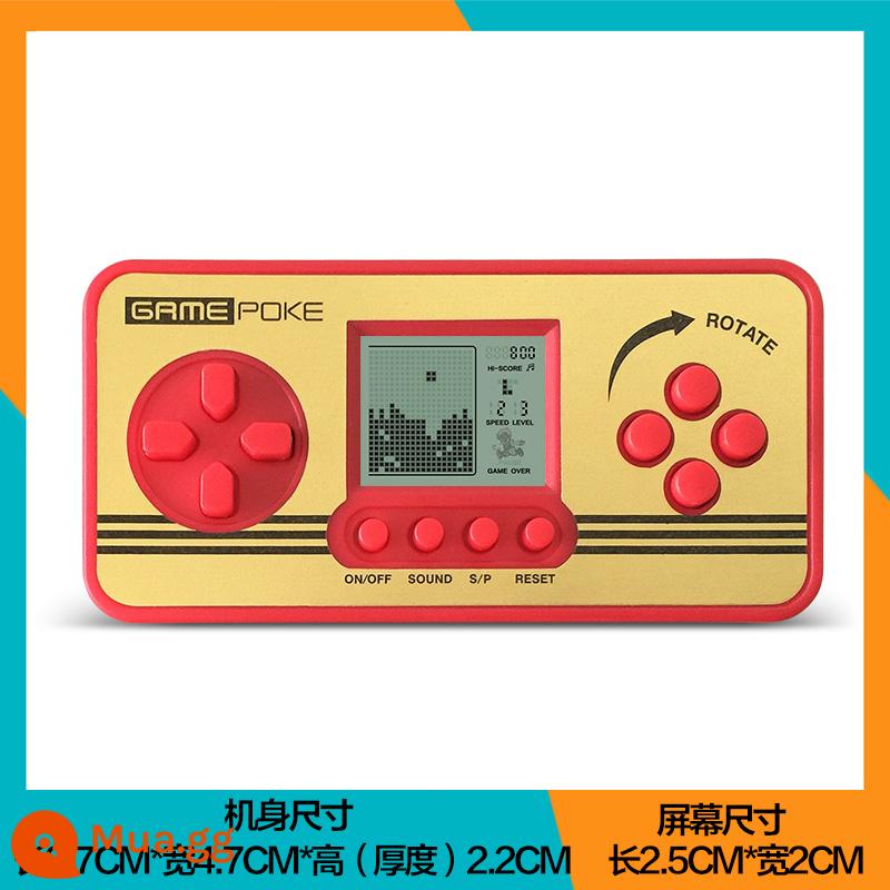 Mini Tetris Tay Cầm Chơi Game Trẻ Em Học Sinh Cổ Điển Hoài Cổ Xếp Hình Nhỏ Chơi Game Cầm Tay - Ngoại hình Nintendo mini màu đỏ