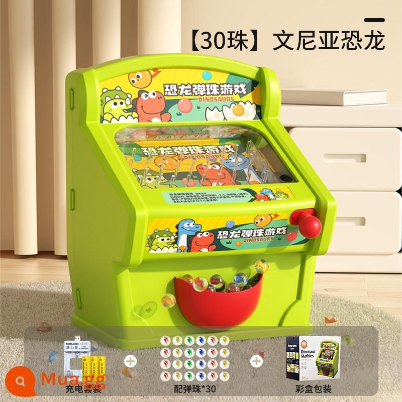 Đồ chơi trẻ em chơi trò chơi pinball máy xếp hình cậu bé tương tác giữa cha mẹ và con cái rèn luyện tư duy logic tập trung từ 3 đến 6 tuổi - [30 hạt] Khủng long Vinian