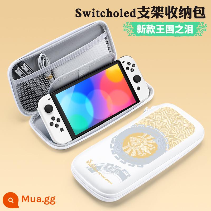 Túi đựng Nintendo switch tay áo bảo vệ switcholed hộp băng ns màn hình oled vỏ cứng lite vỏ hộp xách tay siwch handle bag trọn bộ hộp đựng thẻ switchlite dung lượng lớn - Chuyển đổi mẫu chủ đề oled [New Tears of the Kingdom] đi kèm mũ móng vuốt mèo + phim