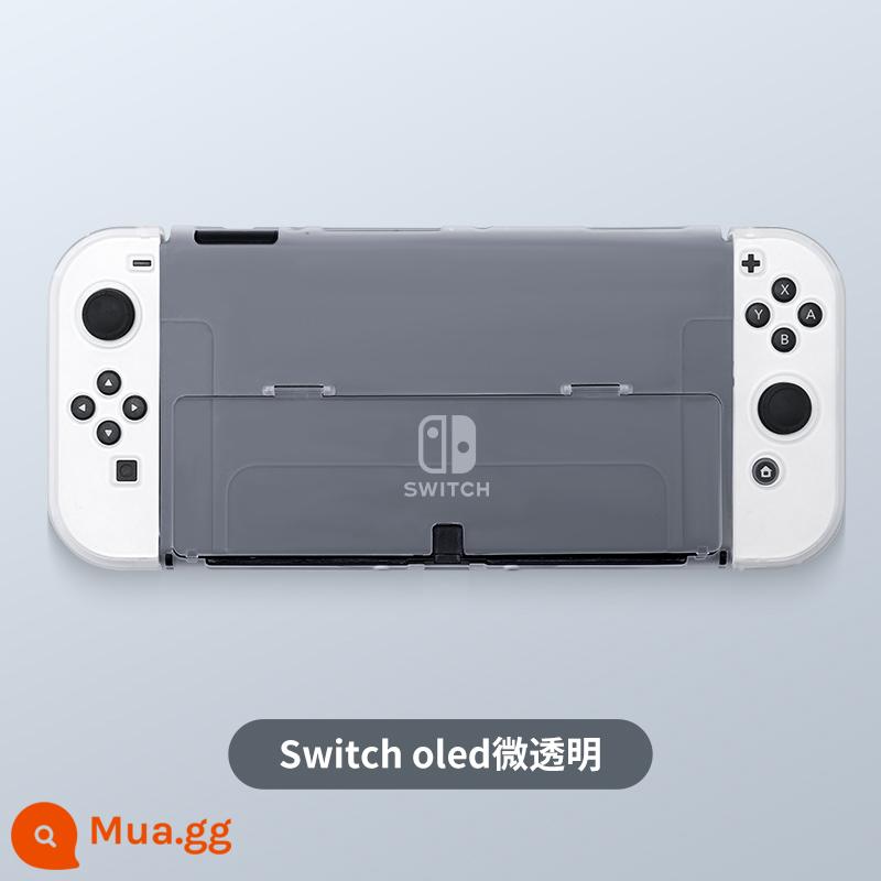 Chính hãng chính hãng Nintendo Switch vỏ bảo vệ tay cầm switcholed nắp plug-in cơ sở vỏ cứng máy trò chơi ns màn hình oled trong suốt vỏ silicon mềm vỏ silicon miếng dán túi lưu trữ phụ kiện mềm - Vỏ trong suốt siêu nhỏ√vỏ thân thiện với da nguyên bản☆không có màng√nắp