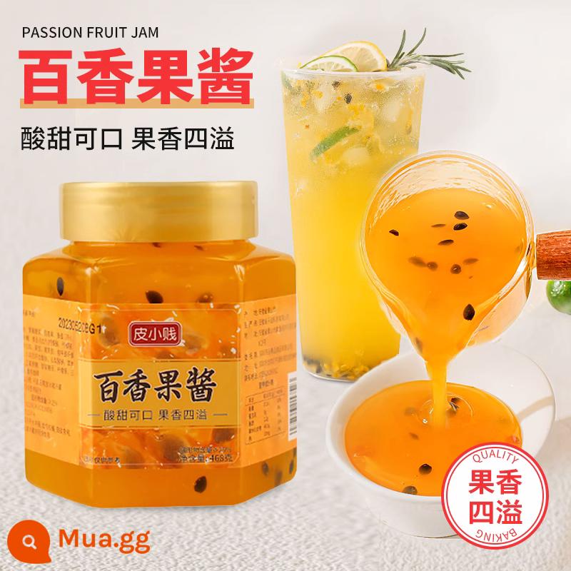 Pi Xiaojian Bozi Bột Bánh 1Kg Nguyên Liệu Đặc Biệt Hương Vị Ban Đầu Pha Lê Trái Cây Bánh Bát Bánh Bột Bánh Gian Hàng Thương Mại - Nguyên liệu: 468g mứt chanh dây