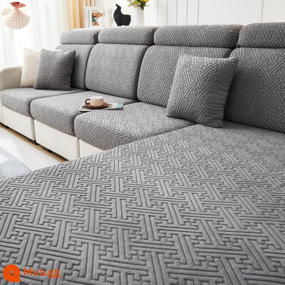 Nón Tắm Phong Cách Co Giãn Ghế Sofa Co Giãn Ghế Sofa Tất Cả Đa Năng 2022 Xanh Tựa Lưng Gối Tựa Đầu Đệm Xốp - Mũ dày màu xám đậm thanh lịch