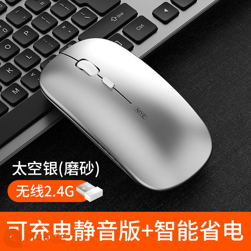 [Được đề xuất bởi Li Jiaqi] Thích hợp cho Huawei Chuột không dây Huawei Huawei Tắt tiếng Bluetooth phong cách có thể sạc lại yên tĩnh Lenovo Xiaomi ipad máy tính xách tay máy tính văn phòng matebook nam và nữ - [Khuyến nghị của người quản lý cửa hàng] Phiên bản Space Silver/Không dây [Yên tĩnh và Im lặng + Có thể sạc lại]