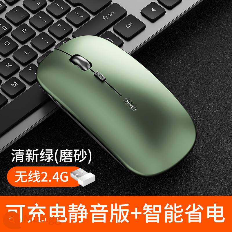 [Được đề xuất bởi Li Jiaqi] Thích hợp cho Huawei Chuột không dây Huawei Huawei Tắt tiếng Bluetooth phong cách có thể sạc lại yên tĩnh Lenovo Xiaomi ipad máy tính xách tay máy tính văn phòng matebook nam và nữ - [Khuyến nghị của người quản lý cửa hàng] Phiên bản Apple Green/Không dây [Yên tĩnh và Im lặng + Có thể sạc lại]