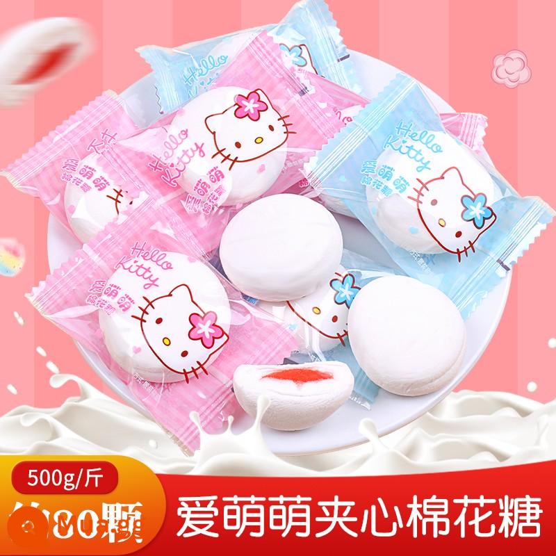 Aq gấu sandwich kẹo dẻo marshmallow - Kẹo dẻo Marshmallows Haobai Bei Meng Meng 500g (khoảng 76 miếng)