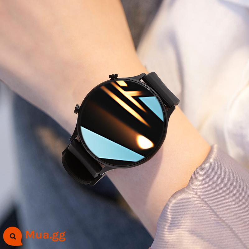 Thông minh Watch Women 2022 Bluetooth Điện thoại thanh toán W Cặp đôi thể thao phù hợp với Vivo Apple Mobile Phone - Đen [thực hiện và nhận cuộc gọi, thanh toán ngoại tuyến, phát nhạc]