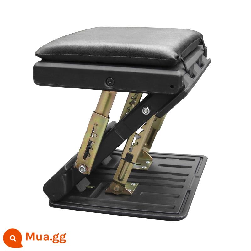 Ghế chân ô tô hỗ trợ chân hỗ trợ mở rộng pad phía sau còn lại bàn đạp hỗ trợ chân xe foot rest chân phân - Bệ gác chân gấp [đen] Điều chỉnh 4 tốc độ★Loại phổ thông