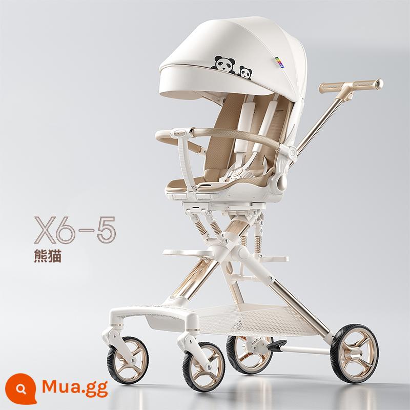 Playkids Proko Cho Bé Hiện Vật Cao Tầm Nhìn Xe Đẩy Cho Bé Ánh Sáng Có Thể Ngồi Và Nằm 2 Chiều Xe Đẩy X6-5 - Tmall ra mắt X6-5 Panda [18 nâng cấp cấu hình]