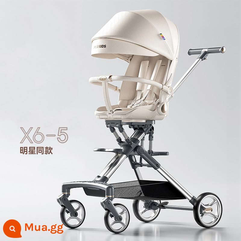 Playkids Proko Cho Bé Hiện Vật Cao Tầm Nhìn Xe Đẩy Cho Bé Ánh Sáng Có Thể Ngồi Và Nằm 2 Chiều Xe Đẩy X6-5 - Tmall ra mắt model X6-5 star [18 nâng cấp cấu hình]