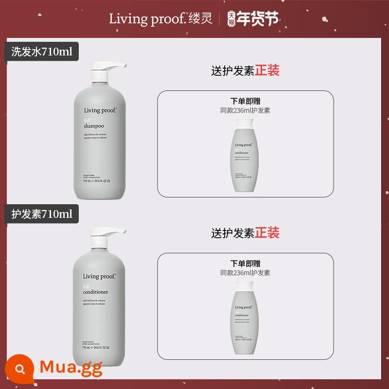 [Khuyến cáo của chuyên gia] Dầu gội và kem kiểm soát dầu Livingproof Rich and Fluffy chính hãng - điều hòa