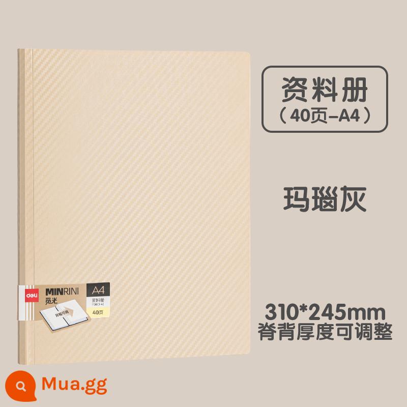 Tập sách thông tin hiệu quả A4 thư mục chèn trong suốt nhiều lớp sách lưu trữ dung lượng lớn sách thông tin về sự phát triển của trẻ em sách thông tin về chứng chỉ học sinh sách thu giấy kiểm tra tờ rời túi đựng sách khám thai bản nhạc - Trang 40 - Onyx Gray