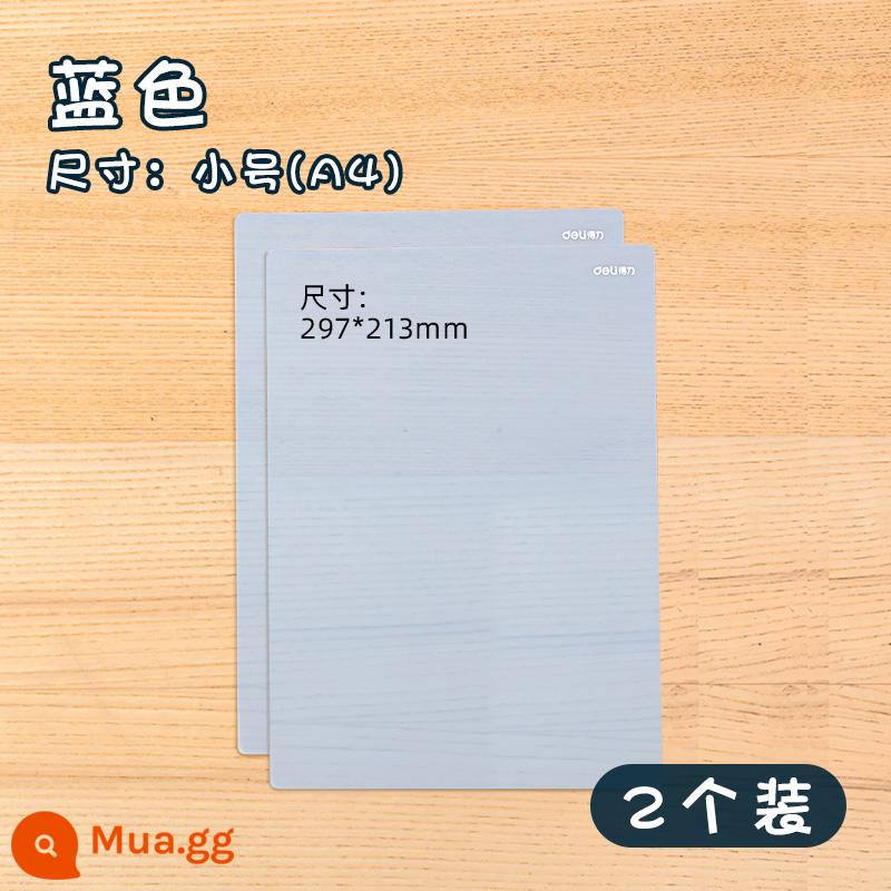 Bảng đệm mạnh mẽ dành cho học sinh lớn viết A2/A3/A4 kỳ thi tuyển sinh sau đại học bảng vẽ tranh thủ công cho trẻ em kỳ thi tuyển sinh sau đại học miếng đệm trong suốt bìa cứng bảng thư mục máy tính để bàn viết bài tập về nhà đặc biệt học sinh trung học cơ sở nhỏ - Bộ hai - xanh - nhỏ (A4)